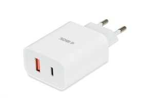 iBox C-36 Universal Vit USB Snabbladdning Inbyggd
