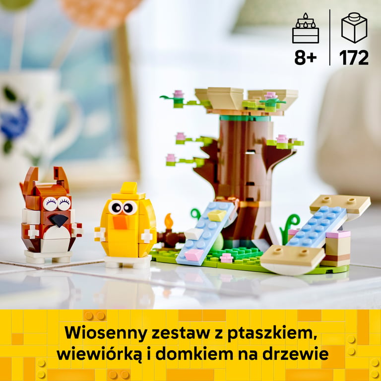 LEGO Iconic Wiosenny plac zabaw dla zwierzątek