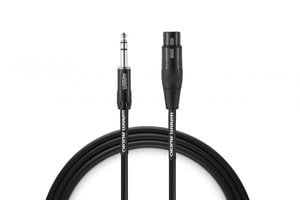 Warm Audio PRO-XLRF-TRSM-6 kabel audio 1,8 m XLR 6.35mm TRS Czarny