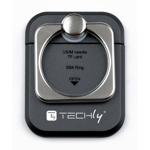 Techly I-SMART-RINGB Halterung für Handy/Smartphone Schwarz