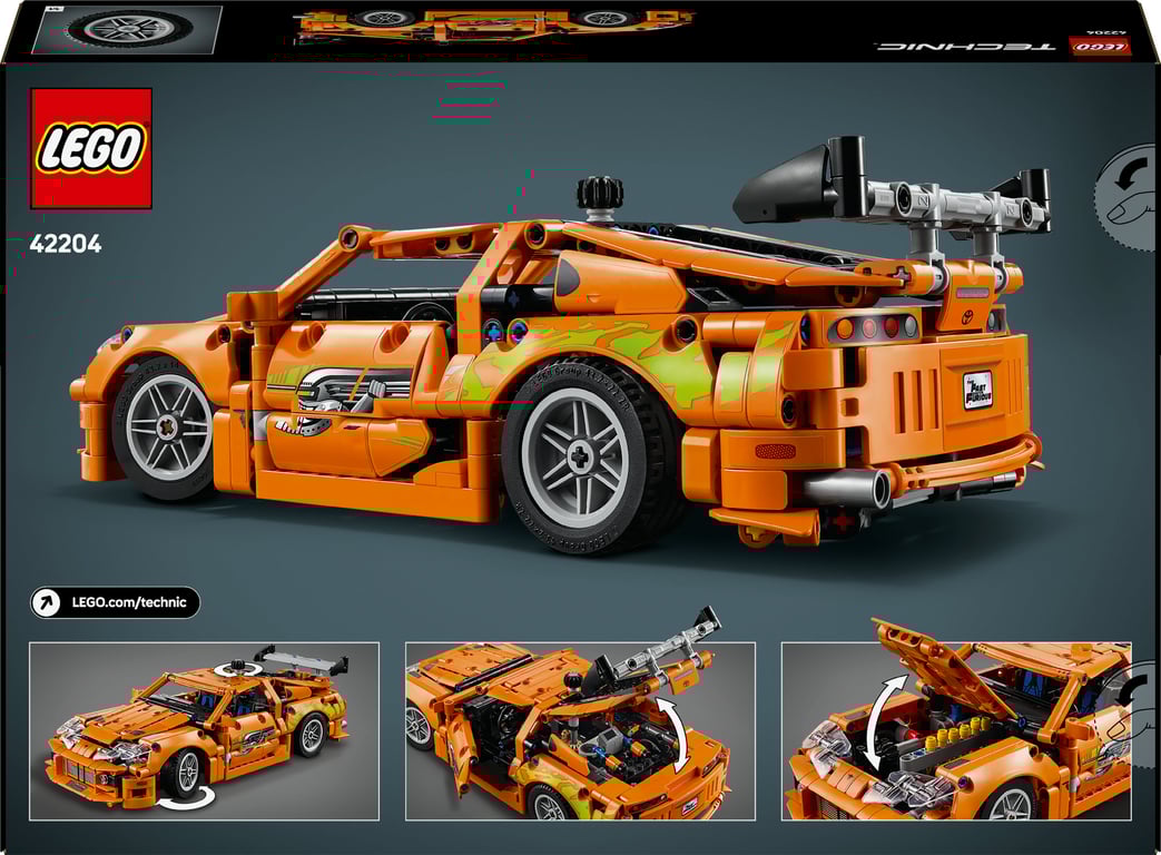 фото Блоковий конструктор LEGO Technic Fast and Furious Toyota Supra MK4 (42204)