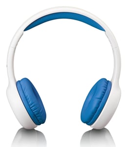 Lenco HP-010BU Kopfhörer/Headset, kabelgebunden, Kopfbügel, Musik, Blau, Weiß
