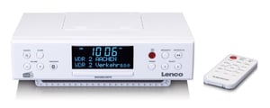 Lenco KCR-190 Küche Analog und digital Weiß