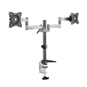 LogiLink BP0077 Monitor Mount / Stand, 68.6 cm (27"), Desk, Black, Stainless Steel