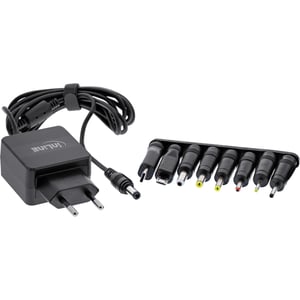 InLine 26608N adapter zasilający/ inwentor Czarny