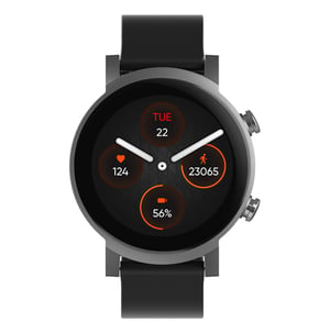 Mobvoi TicWatch E3 3,3 cm (1.3") 44 mm Cyfrowy 360 x 360 px Ekran dotykowy Czarny Wi-Fi GPS