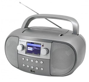 Soundmaster SCD7600TI – tragbares Stereosystem, analog und digital, 4 W, DAB+, FM, Titan, MP3-Player