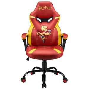 Subsonic Junior Gryffindor Gaming Chair Padded Upholstered Seat Orange, Red