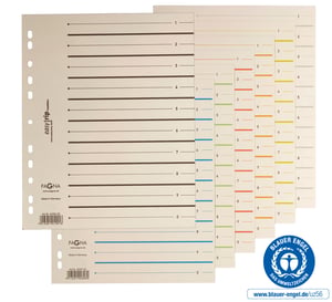 Pagna 44063-09 Trennblatt, Karton, beige, 100 Stück.