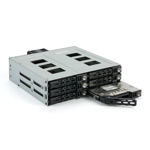 Fantec MR-SA1262-12G 13,3 cm (5.25") Panel nośny Czarny