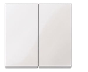 Merten 432519 Light Switch, Thermoplastic, White