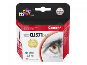 TB Print TBC-CLI571XLC nabój z tuszem 1 szt. Cyjan