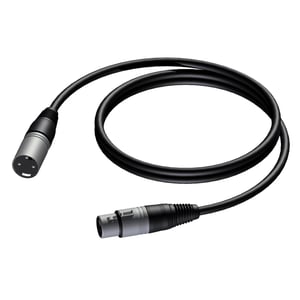 PROCAB CAB901 kabel audio 1,5 m XLR Czarny