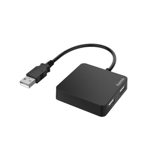 Hama 00200121 USB 2.0-Hubs und -Konzentratoren 480 Mbit/s Schwarz