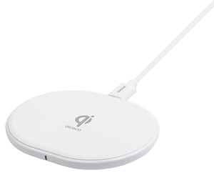 Deltaco QI-1039 ładowarka do urządzeń przenośnych Uniwersalne Biały USB Bezprzewodowe ładowanie Szybkie ładowanie Wewnętrzna