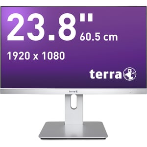 TERRA 2462W Computermonitor 60,5 cm (23,8") 1920 x 1080 px Full HD LED Schwarz, Silber