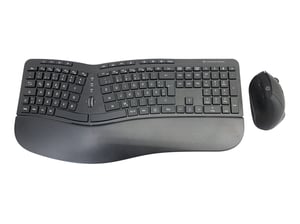 Conceptronic ORAZIO02DE Keyboard with Included Mouse, Office RF Wireless, QWERTZ, German, Black