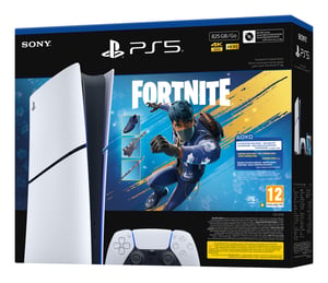 Sony PlayStation 5 825 GB Svart, Vit