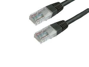 MediaRange MRCS119 kabel sieciowy Czarny 1 m Cat6 S/FTP (S-STP)