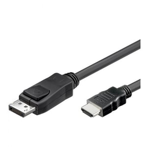 Techly ICOC-DSP-H-010 Kabeladapter 1 m DisplayPort-HDMI Typ A (Standard) Schwarz