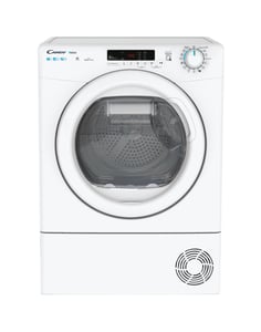 Candy Slim Smart CR4 H7A1DE-S Wäschetrockner, freistehend, Frontlader, 7 kg, weiß