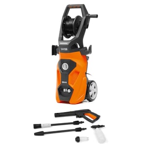 Daewoo DAW 550 tryckplatta Riktad elektrisk ström 450 l/h 2200 W Svart, Orange