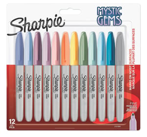 Sharpie 2157681 marker permanentny Końcówka cienka Różne kolory 12 szt.