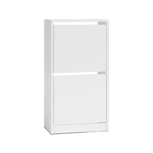 Topeshop B2 BIEL Closed Shoe Organizer, White