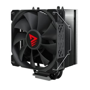 Savio SAVGCOFROSTBLACKX2 PC-Gehäuse, 12-cm-Kühlkörper, schwarz, 1 Stück