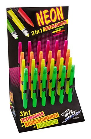 Wedo Touch Pen 3-in-1 NEON rysik do PDA Różne kolory