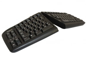 BakkerElkhuizen Goldtouch Adjustable V2 USB + PS/2-tangentbord, QWERTY, engelska, svart