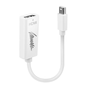 Lindy 41719 Mini DisplayPort to HDMI Cable Adapter, White
