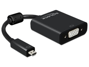 DeLOCK 65558 zewnętrzna karta graficzna usb 1920 x 1080 px Czarny