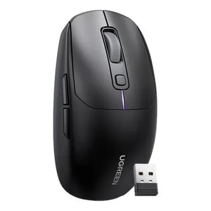 Ugreen 90539 Gaming Mouse, Ambidextrous, RF Wireless, Optical, 5000 DPI