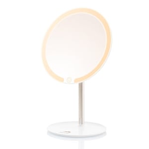 Eta Fenité Makeup Mirror, Freestanding, Round, White