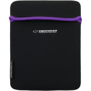 Esperanza ET172V 24.6 cm (9.7") Tablet Case, Closure-Style, Black, Purple