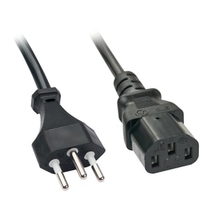 Lindy 30418 kabel zasilające Czarny 3 m C13 panel