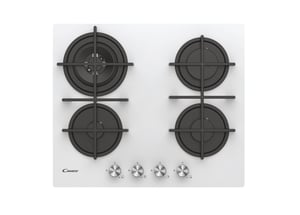 Candy Moderna CVG6BR4WPW Weiß Einbau 60 cm Gas 4 Zonen