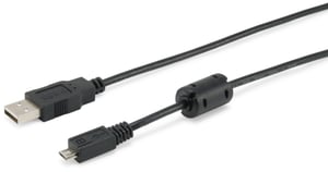 Equip 128551 USB-kabel USB 2.0 1,8 m USB A till Micro-USB B Svart