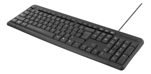 Deltaco TB-58-LT klawiatura Uniwersalne USB Litewski Czarny