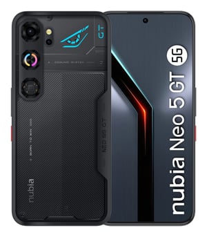 ZTE Nubia NBNEO5GTGBLK smartfon 17,3 cm (6.8") Hybrid Dual SIM Android 16.0 5G USB Type-C 12 GB 256 GB 6210 mAh Czarny