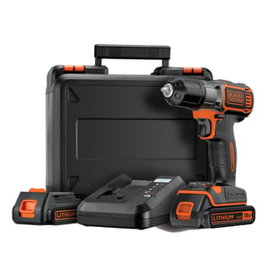 Black & Decker ASD18KB-QW Drill Bit, Black, Orange