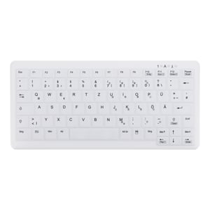 Contour Design Active Key AK-C4110 klawiatura Medyczna RF Wireless QWERTZ Niemiecki Biały