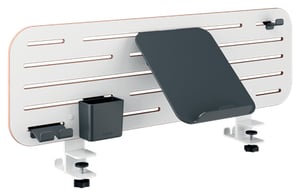 Leitz 65490000 MDF document shelf, Recycled plastic, Rubber, White