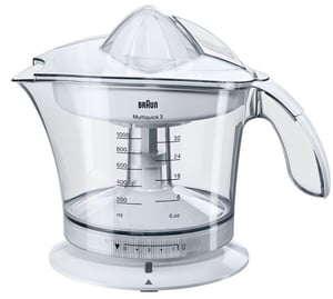 Braun Multiquick MPZ9 Elektrische Zitruspresse 20 W, transparent