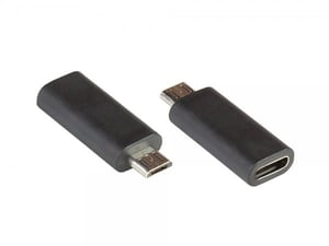 Alcasa USB-AD202 adapter för USB Micro B- till USB C-kablar, svart