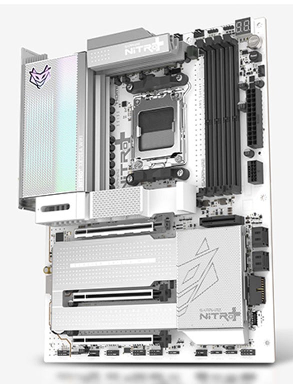 фото Материнская плата Sapphire Nitro+ X870EA PhantomLink Polar (52122-11-40G) 2