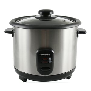 Emerio RCE-110118 1.5 L 500 W Pressure Cooker, Black, Stainless Steel