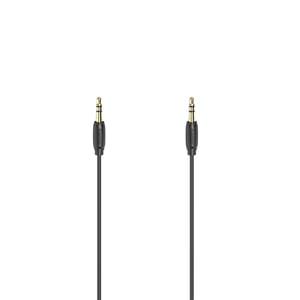 Hama 00205118 1.5 m 3.5 mm audio cable, Black