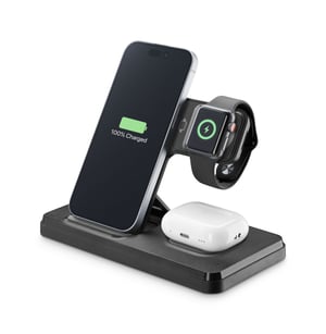 Tech Pop 8018080485701 stacja dokująca Smartwatch/Smartphone Czarny